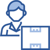 packaging worker icon
